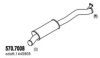 SCANI 1445925 Middle-/End Silencer